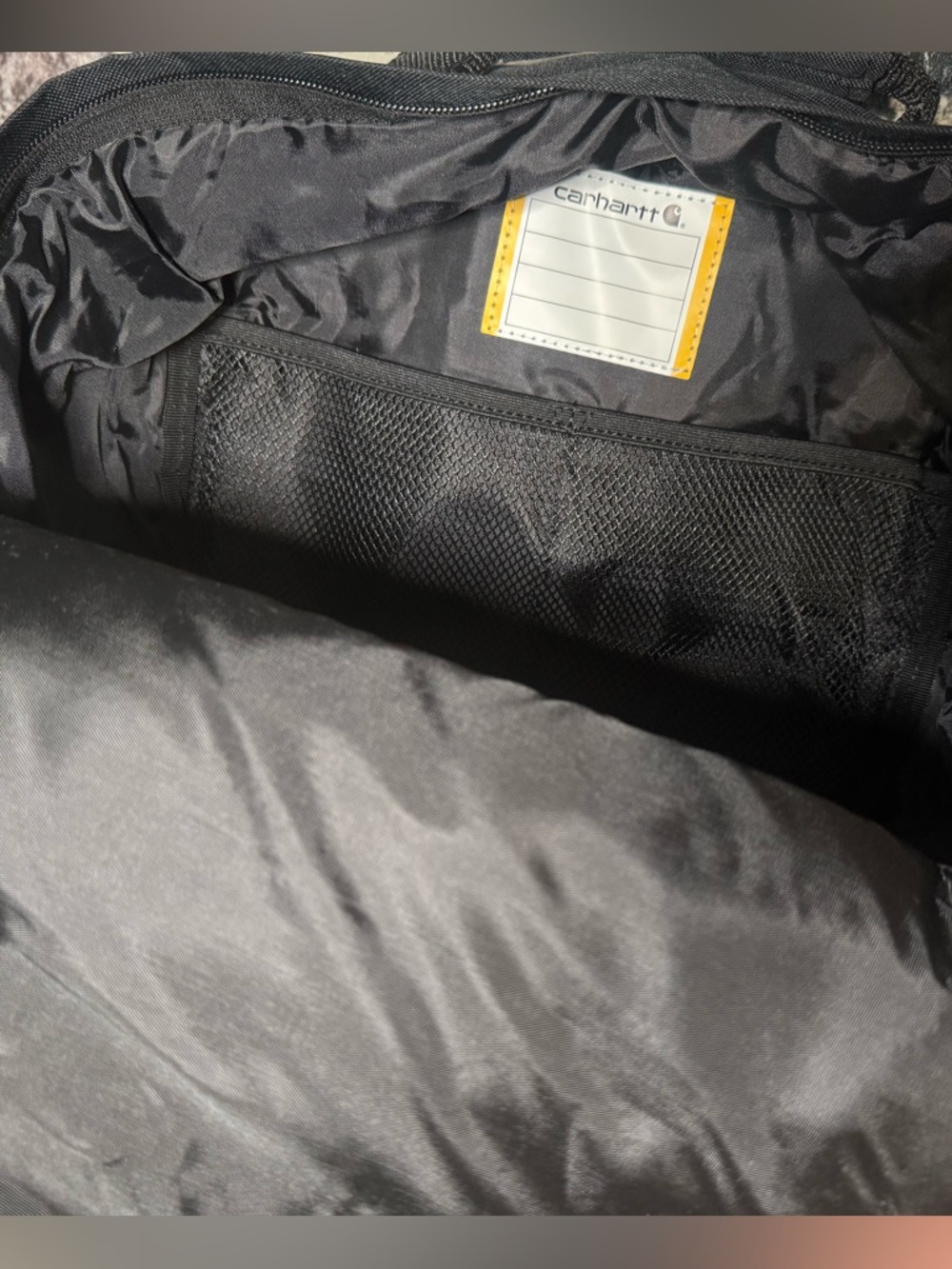 Carhartt Black 2-in-1 Backpack: Insulated Cooler +Gear Compartment-Rain Defender - Picture 11 of 14